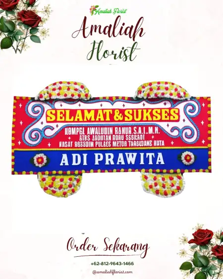 Papan Bunga Ucapan Selamat Cikadut